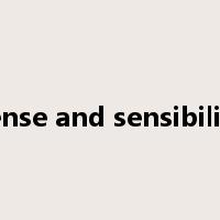 sense and sensibility是什么意思