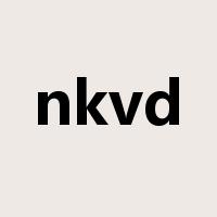 nkvd是什么意思