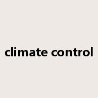 climate control是什么意思