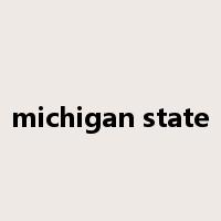 michigan state是什么意思