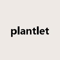 plantlet是什么意思