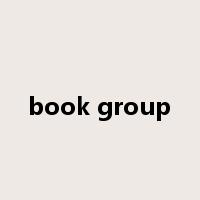 book group是什么意思