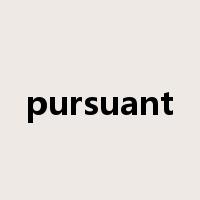 pursuant是什么意思