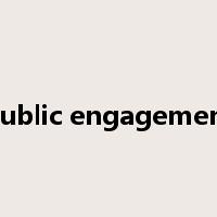 public engagement是什么意思