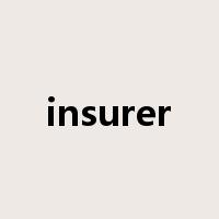 insurer是什么意思
