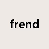 frend是什么意思