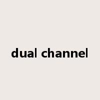 dual channel是什么意思