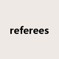referees是什么意思