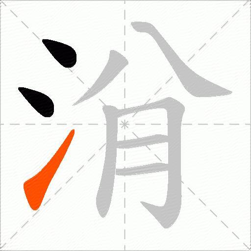 洕