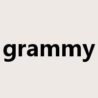 grammy是什么意思