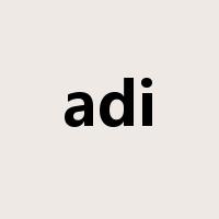 adi是什么意思