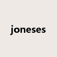 joneses是什么意思