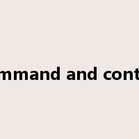 command and control是什么意思