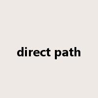 direct path是什么意思