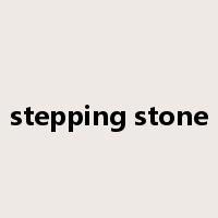 stepping stone是什么意思