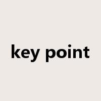 key point是什么意思