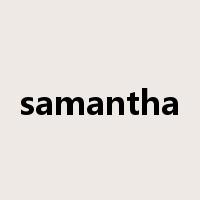 samantha是什么意思