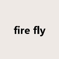 fire fly是什么意思