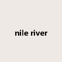 nile river是什么意思