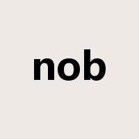 nob是什么意思