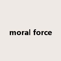 moral force是什么意思