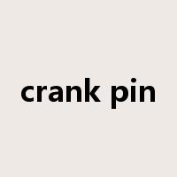 crank pin是什么意思