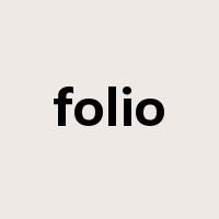 folio是什么意思