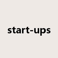 start-ups是什么意思