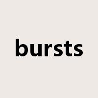 bursts是什么意思