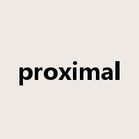 proximal是什么意思
