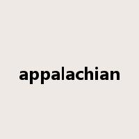 appalachian是什么意思