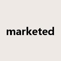 marketed是什么意思