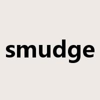 smudge是什么意思