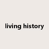 living history是什么意思