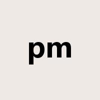 pm是什么意思