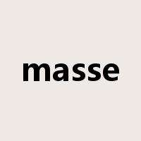 masse是什么意思