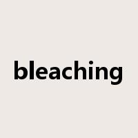 bleaching是什么意思