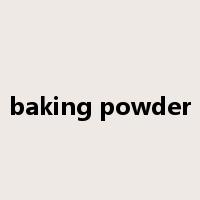baking powder是什么意思