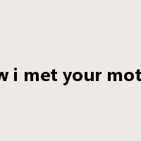how i met your mother是什么意思