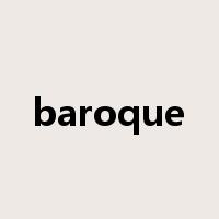 baroque是什么意思