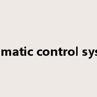 automatic control system是什么意思