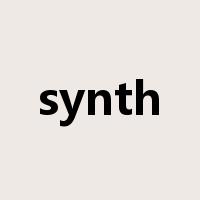 synth是什么意思