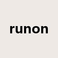runon是什么意思