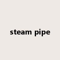steam pipe是什么意思