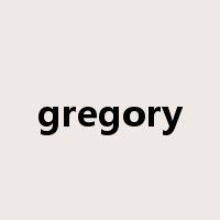 gregory是什么意思