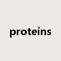 proteins是什么意思