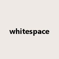 whitespace是什么意思