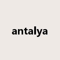 antalya是什么意思