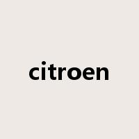 citroen是什么意思