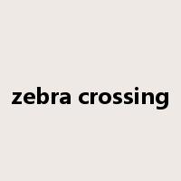 zebra crossing是什么意思